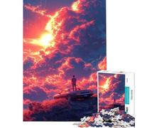 Puzzle per adulti da 1000 pezzi "Io e te la mia macchina" Puzzle da 1000 pezzi Decorazione per la casa Giocattolo Regalo perfetto per amici e familiari (38x26cm)