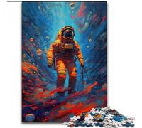 Puzzle per adulti da 1000 pezzi "Io sono nello spazio", puzzle per adulti da 1000 pezzi, regalo perfetto per le feste, giocattolo educativo, dimensioni 50x75cm