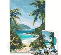 Puzzle per adulti da 1000 pezzi, Isola di Con Dao, Vietnam, giocattolo educativo, difficile e stimolante, per rafforzare l'amore tra le coppie 38x52cm