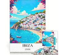 Puzzle per adulti da 1000 pezzi, Isole Baleari spagnole, gioco educativo, impegnativo da completare, regalo stimolante 38x52cm