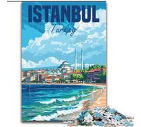 Puzzle per adulti da 1000 pezzi Istanbul, Turchia, adatto a persone dai 14 anni in su Difficile da completare ma divertente e umoristico Ottimo regalo Dimensioni: 26x38cm