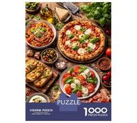 Puzzle Per Adulti Da 1000 Pezzi Italian Feast Spread Puzzle Per Adulti Gioco Rompicapo Regali Per Donne Attività Divertenti A Casa 52x38cm/1000pcs