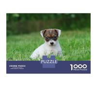 Puzzle Per Adulti Da 1000 Pezzi Jack Russell Terrier Puppy Puzzle Per Adulti Gioco Pratico Sfida Difficile Aiuta Ad Allenare Il Cervello 52x38cm/1000pcs