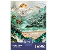 Puzzle Per Adulti Da 1000 Pezzi Jade Sea Lagoon Kintsugi Puzzle Per Adulti Gioco Pratico Migliora La Memoria Attività Divertenti A Casa 38x26cm/1000pcs