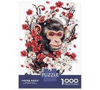 Puzzle Per Adulti Da 1000 Pezzi Japanese Monkey Tattoo Puzzle Per Adolescenti Giochi Per Famiglie Assemblaggio Di Modelli Attività Divertenti A Casa 52x38cm/1000pcs
