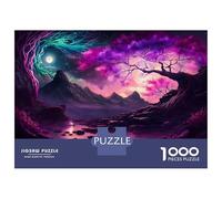 Puzzle Per Adulti Da 1000 Pezzi Japanese Nature Neon Puzzle Per Adolescenti Giochi Divertenti Vacanza A Casa Ammazzare Il Tempo È Ideale Come Regalo 52x38cm/1000pcs