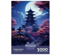 Puzzle Per Adulti Da 1000 Pezzi Japanese Pagoda Night Scene-2 Puzzle Giochi Rilassanti Taglio Di Precisione Regali Unici Per Compleanno E Natale 70x50cm/1000pcs