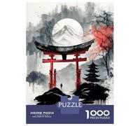 Puzzle Per Adulti Da 1000 Pezzi Japanese Torii Gate Paint Puzzle Per Adulti Giochi Rilassanti Assemblaggio Di Modelli Regali Di Natale E Compleanno 52x38cm/1000pcs