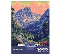 Puzzle Per Adulti Da 1000 Pezzi John Muir Trail USA Landscape Puzzle Gioco Rompicapo Per Divertimento in Famiglia Interazione Genitore-figlio 70x50cm/1000pcs