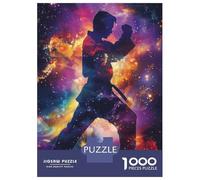 Puzzle Per Adulti Da 1000 Pezzi Karate Galaxy Silhouette Puzzle Per Adulti Gioco Rompicapo Un'opera D'arte Attività Divertenti A Casa 52x38cm/1000pcs