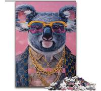 Puzzle per adulti da 1000 pezzi Koala, adatto per bambini dai 14 anni in su, giochi educativi per la casa, giocattoli fai da te, opere d'arte, regalo (dimensioni 26x38cm)