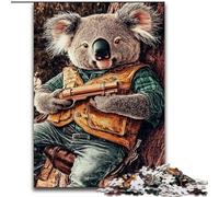 Puzzle per adulti da 1000 pezzi, Koala Hunter, giocattolo educativo intellettuale decomprimente, ideale come regalo per tutta la famiglia dimensioni 26x38cm