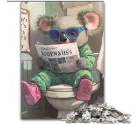 Puzzle per adulti da 1000 pezzi "Koala va in bagno" Puzzle per adulti da 1000 pezzi, un regalo perfetto per il divertimento in famiglia (dimensioni 50x75cm)
