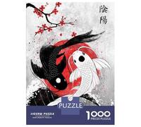 Puzzle Per Adulti Da 1000 Pezzi Koi Fish Yin Yang RubyArt Puzzle Per Adulti Giocattolo Decorazione Da Parete Ma Divertente E Spiritoso Regali Unici Per Compleanno E Natale 52x38cm/1000pcs
