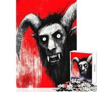 Puzzle per adulti da 1000 pezzi Krampus Unleashed - Un oscuro promemoria per le vacanze Gioco impossibile Regalo di compleanno Decorazione per la casa Giocattolo Aiuta ad allenare il cervello