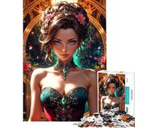 Puzzle per adulti da 1000 pezzi "La Bella e la Morte" giocattolo fai-da-te da 1000 pezzi taglio di precisione ideale come regalo per tutta la famiglia (38x52cm)