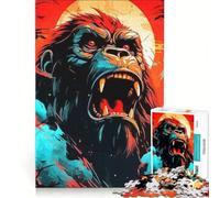 Puzzle per adulti da 1000 pezzi LA BESTIA gioco divertente antistress con pezzi a incastro di forma casuale 38x26cm