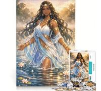 Puzzle per adulti da 1000 pezzi "La Dea delle Acque Dolci" gioco rompicapo sfida impegnativa regalo per amici e familiari 38x52cm