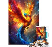 Puzzle per adulti da 1000 pezzi "La Fenice che risorge" - Puzzle interattivo sfida impegnativa ideale come regalo per tutta la famiglia (dimensioni 38x26cm)