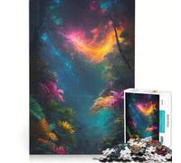 Puzzle per adulti da 1000 pezzi "La foresta si risveglia" gioco rompicapo regalo di compleanno adatto come decorazione da scrivania 38x26cm