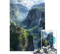 Puzzle per adulti da 1000 pezzi La Fortezza della Solitudine gioco rilassante decorazione da parete compleanno e Natale (dimensioni 38x52cm)