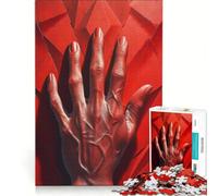 Puzzle per adulti da 1000 pezzi "La Mano della Strega Rossa", gioco pratico, rilassante e stimolante per la mente, regalo di compleanno, regalo di viaggio 38x52cm