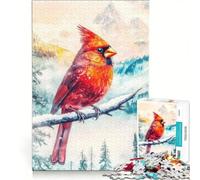 Puzzle per adulti da 1000 pezzi La migrazione dei cardinali, gioco per famiglie, difficile e stimolante, compleanno e Natale 50x75cm