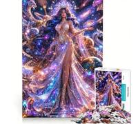 Puzzle per adulti da 1000 pezzi "La Regina Cosmica" gioco rompicapo assemblaggio di modelli ottimo regalo per gli appassionati di videogiochi 50x75cm