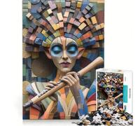 Puzzle per adulti da 1000 pezzi "La Regina dei Goblin" gioco interattivo difficile e stimolante collezione d'artista belle arti 38x26cm