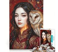 Puzzle per adulti da 1000 pezzi "La Regina del Fuoco Magica" giocattolo educativo difficile e stimolante per rafforzare l'amore tra le coppie 38x26cm