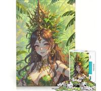 Puzzle per adulti da 1000 pezzi "La Regina della Foresta" gioco rompicapo assemblaggio di motivi ottimo regalo per gli appassionati di videogiochi 50x75cm
