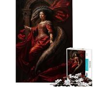 Puzzle per adulti da 1000 pezzi "La Regina della Mezzanotte la Dea Lilith" giochi per famiglie sfida per l'intelligenza giocattoli avvincenti ottimi regali un'opera d'arte (dimensioni 38x52cm)