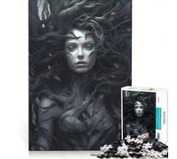 Puzzle per adulti da 1000 pezzi La Regina delle Tenebre gioco rilassante allena la mente e la mano compleanno e Natale 50x75cm