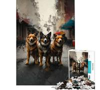 Puzzle per adulti da 1000 pezzi "La saggezza su quattro zampe" - Puzzle da 1000 pezzi - Decorazione per la casa giocattolo regalo di compleanno regalo di viaggio (38x26cm)