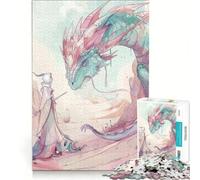 Puzzle per adulti da 1000 pezzi "La storia del cavaliere" gioco interattivo difficile e stimolante collezione d'artista belle arti 38x26cm