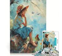 Puzzle per adulti da 1000 pezzi "La storia della natura" gioco pratico difficile e stimolante ideale come regalo per tutta la famiglia 38x26cm