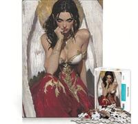 Puzzle per adulti da 1000 pezzi "La tentatrice dei cieli" gioco rilassante sfida impegnativa per rafforzare l'amore tra le coppie 38x26cm