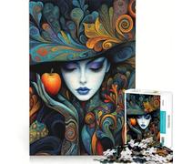Puzzle per adulti da 1000 pezzi "La tentatrice incantata" gioco rilassante sfida impegnativa per rafforzare l'amore tra le coppie 38x52cm