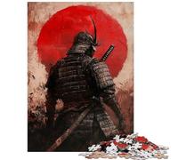 Puzzle per adulti da 1000 pezzi "La vigilanza del samurai" Puzzle per ragazzi con schema di assemblaggio difficile e stimolante gioco divertente per tutta la famiglia (38x26cm/1000 pezzi)