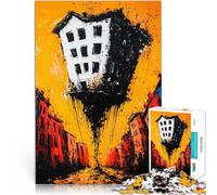 Puzzle per adulti da 1000 pezzi “L'abisso galleggiante” Fatto di carta,per età 14+ Regali per la decorazione della casa grande regalo。misurare:26x38cm/10.24 x 14.96pollice