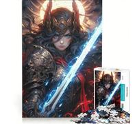 Puzzle per adulti da 1000 pezzi "L'acciaio diventa salvezza" gioco rompicapo per divertimento in famiglia lista dei desideri con Babbo Natale 50x75cm