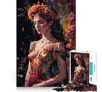 Puzzle per adulti da 1000 pezzi "L'addio dell'autunno" "La discesa di Persefone" Incastro perfetto Gioco intelligente Regalo Gioco lento Regalo di Natale Arte (38x26cm)