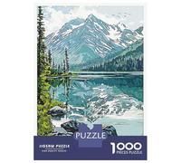 Puzzle Per Adulti Da 1000 Pezzi Lake Clark Mountain View Puzzle Per Adolescenti Gioco Pratico Decorazione Per La Casa Regali Di Natale E Compleanno 70x50cm/1000pcs
