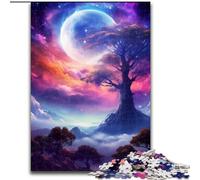 Puzzle per adulti da 1000 pezzi "L'albero della vita" Puzzle in cartone, design intricato per adolescenti, decorazioni fai da te e divertimento che stimola il cervello 1000 pezzi(26x38cm)