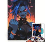 Puzzle per adulti da 1000 pezzi "L'anarchico infuocato" gioco rompicapo assemblaggio di modelli ottimo regalo per gli appassionati di videogiochi 38x26cm