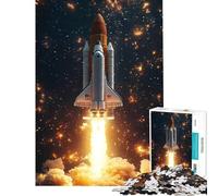 Puzzle per adulti da 1000 pezzi: Lancio dello Space Shuttle Un gioco fai-da-te da 1000 pezzi un'opera d'arte un gioco stimolante e divertente per tutta la famiglia (38x52cm)