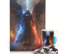 Puzzle per adulti da 1000 pezzi "L'Angelo Oscuro" gioco rilassante sfida impegnativa per rafforzare l'amore tra le coppie 38x52cm