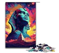 Puzzle per adulti da 1000 pezzi Le piramidi d'Egitto sono circondate da schizzi Molti modelli di colori aiutano il cervello a esercitare i giocattoli avvincenti per coltivare la pazienza 75x50 cm