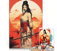 Puzzle per adulti da 1000 pezzi "L'eleganza delle geisha e dei samurai", gioco educativo per il divertimento in famiglia, ideale come regalo per tutta la famiglia 50x75cm