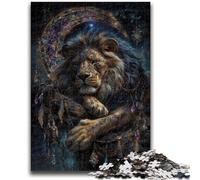 Puzzle per adulti da 1000 pezzi, leone, acchiappasogni, gioco stimolante e gioco per famiglie, regali di Babbo Natale segreto, 50x75cm